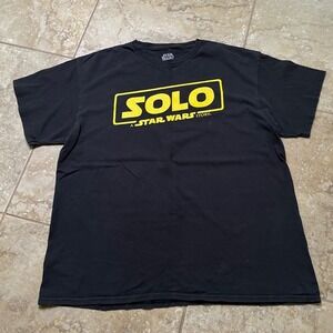 Star Wars Solo A Star Wars Story Graphic Print Black T-Shirt‎ XL